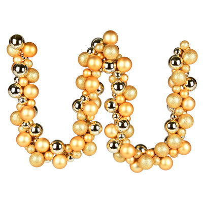 6' Assorted Ornament Ball Christmas Garland