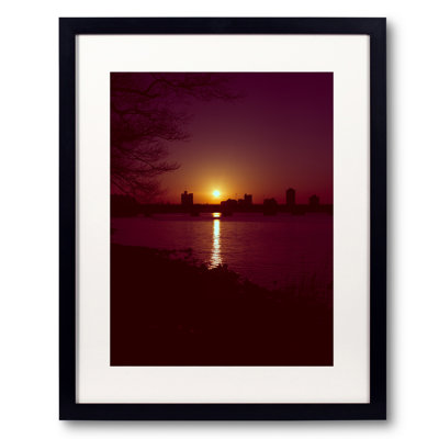 Sunset On The Charles Print by Alan Scherer