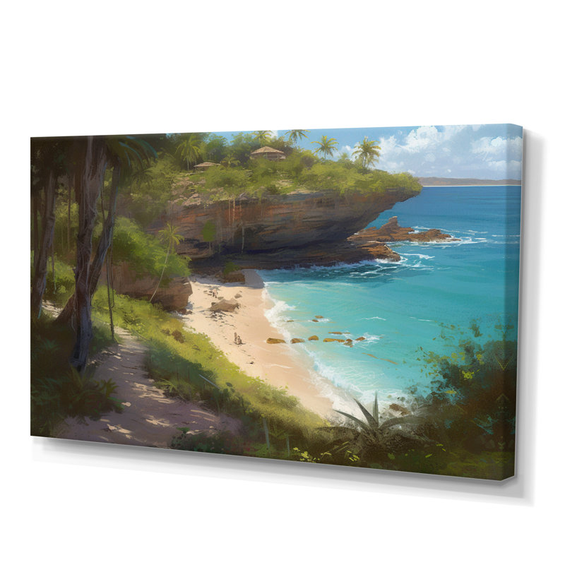 Coastal Radiance II sur impression sur toile, H 12 po x l 20 po x P 1 po, Toile tendue