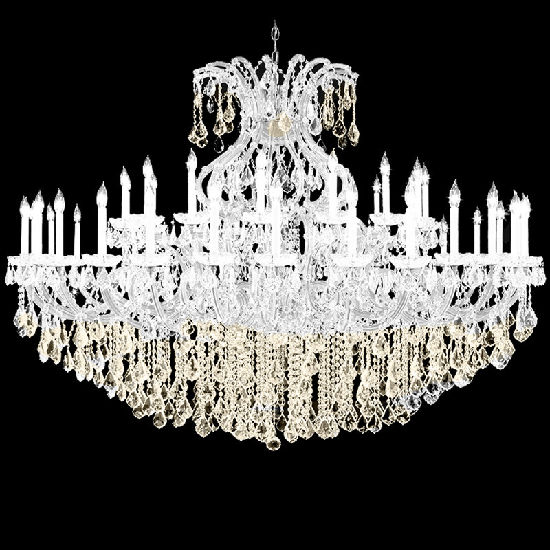 Maria Theresa Grand 49 - Light Chandelier, Gold, Swarovski Spectra, Silver