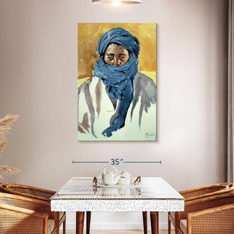 Leisha, tribu touareg Tombouctou, H 48 po x l 32 po