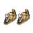 Aspen Creative 4575D123B8694D939A1344612CCDB898, Two Pack Set, Turtle On A Motorcycle Solar LED Accent Light Statue, 10" Length