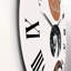 Retro Shapes Abstract Suns And Moons - Modern Wall Clock-60327046