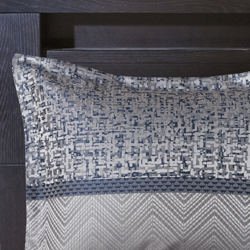 Ensembles de literie de luxe en jacquard de polyester grand, chambre à coucher moderne