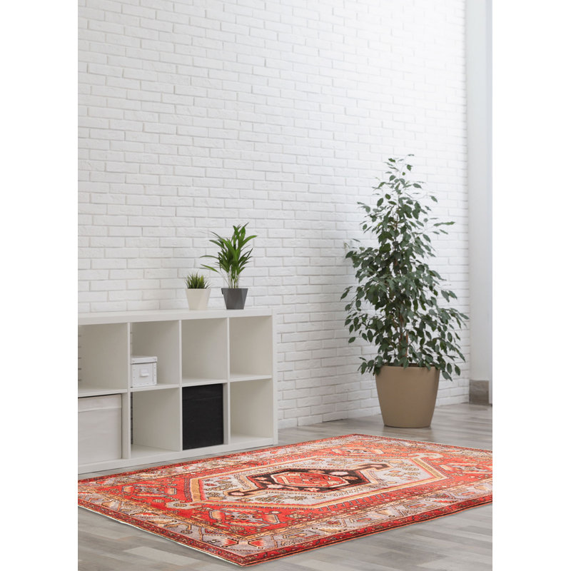Tapis gris Andelz 4 pi 10 po x 7 pi 3 po