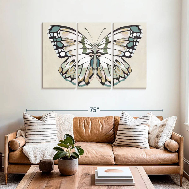 Baiser de papillon II, 36" H x 57" W