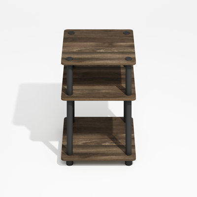 Creekside Easy Assembly Multipurpose Shelf, Brown Walnut/Black by Ebern Designs