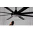 8 Aluminum Blades Industrial Ceiling Fan 3CCT 80inch 6-Speed Reversible Quiet DC Motor , Sliver and Black-91062119-91132637