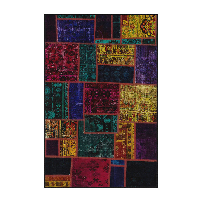 Abstract Indoor Rug, Rectangle 2' x 3'