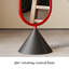 Miroir pleine grandeur de luxe en fer