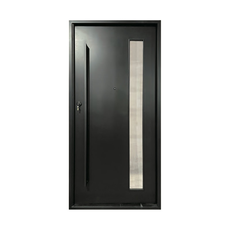 Solace View Iron Pivot Door
