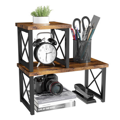 Metal,Manufactured Wood Desk Organiser