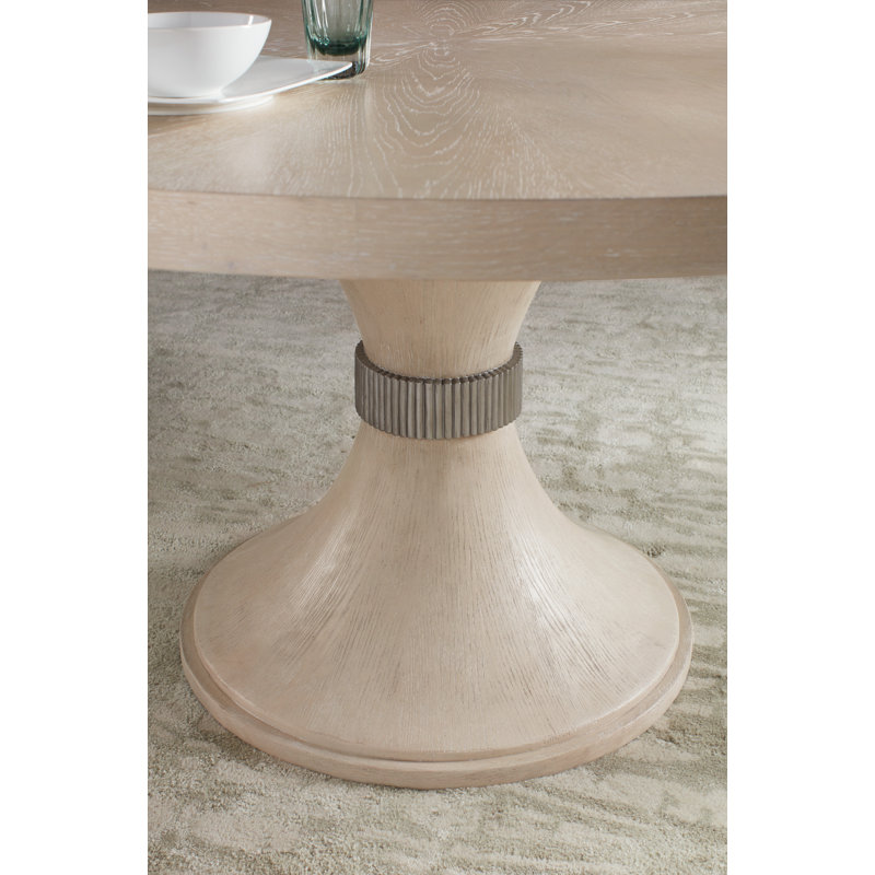 Nouveau Chic Round Pedestal Dining Table