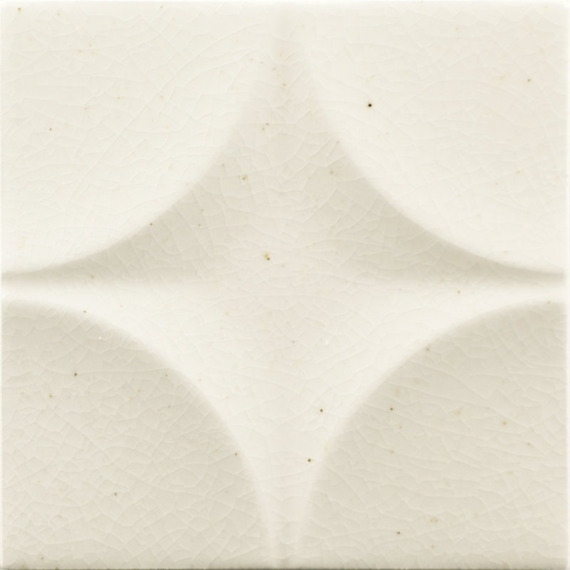 Daltile Contempee 4 x 4 Star Wall Tile (100 PCS Per Carton) (12.80 SQFT Per Carton), Jasmine
