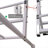 Rackers Twin Steel Metal Day Bed with Pop Up Trundle And Storage Bag-971826843