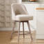 Tabouret pivotant rembourré Mangu (ensemble de 2)-24827825