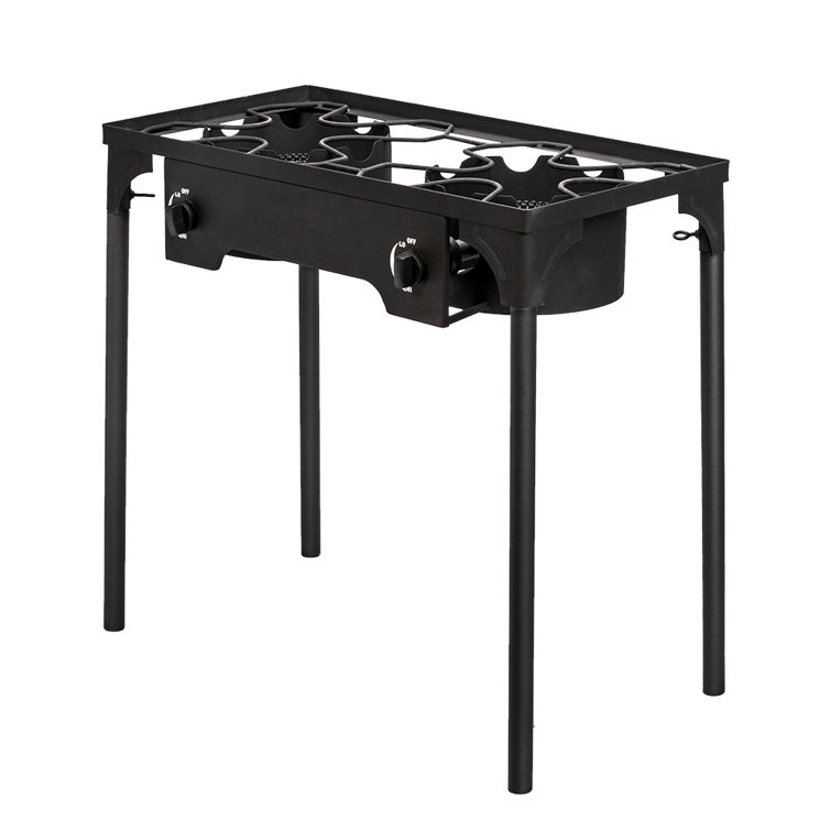 Two Burner Outdoor Propane Stove High Pressure — Sandy's Imports