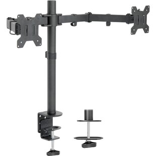 Mount-It! Dual Monitor Desk Stand for 19-32 inch Computer Screens, MI-2781