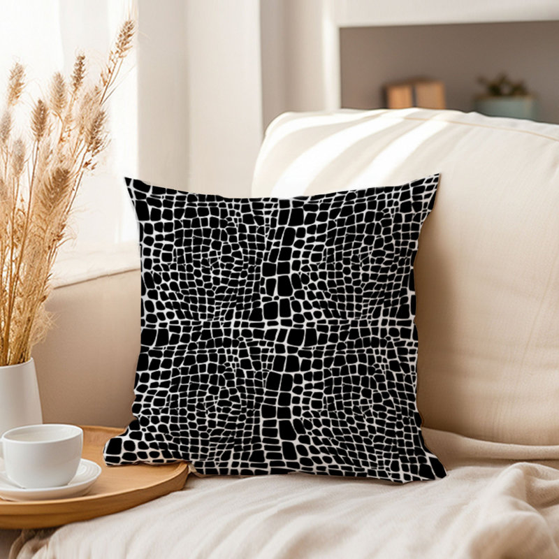 Animals Animal Prints Pattern III Pillow Cover, 16"H x 16"W