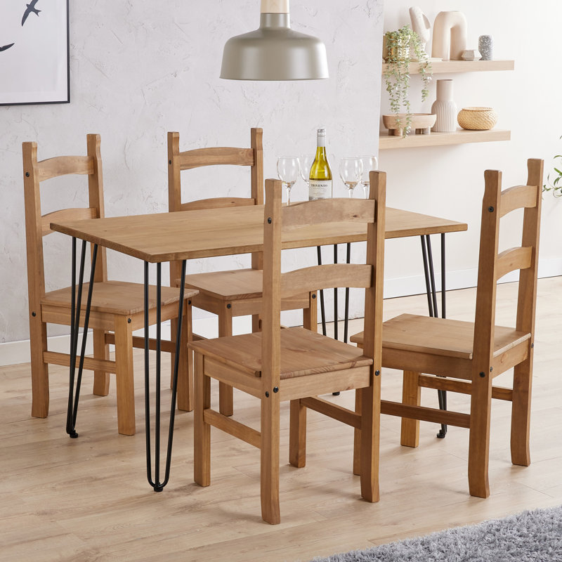 Augusta Rectangular industrial design Dining Table, H76 x L150 x W22 cm