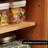 Multi-functional living room storage side cabinet
