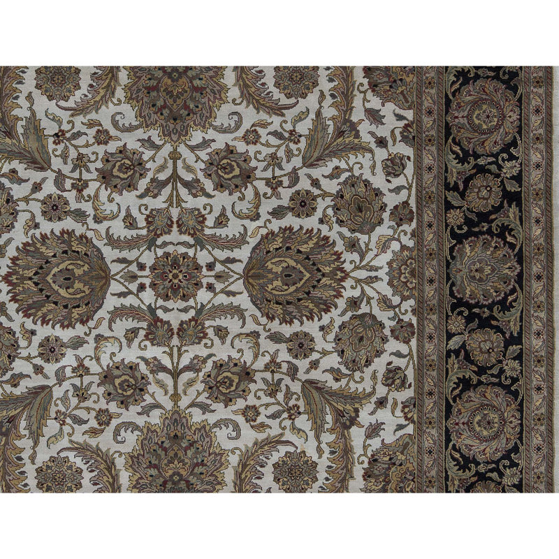 Wool Oriental Area Rug, Rectangle 4' x 6'1"