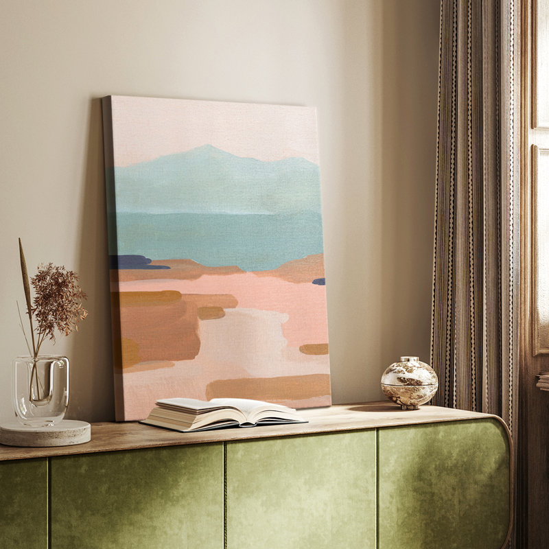 Désert du lever du soleil I - galerie Cavas sur mesure, H 48 po x l 32 po