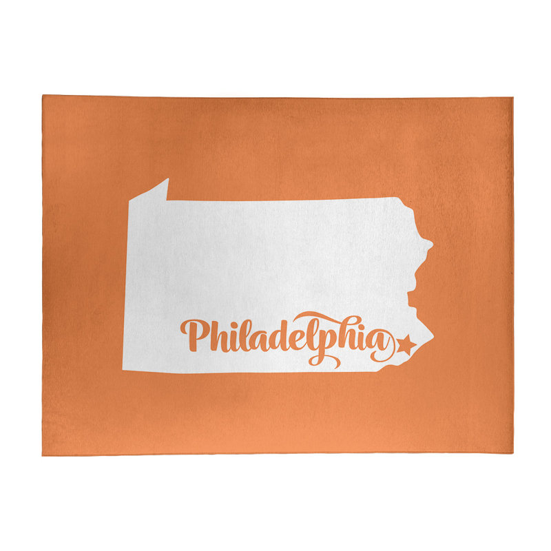 Tapis en poly-chenille philadelphia pennsylvanie, Rectangle 9 pi x 12 pi