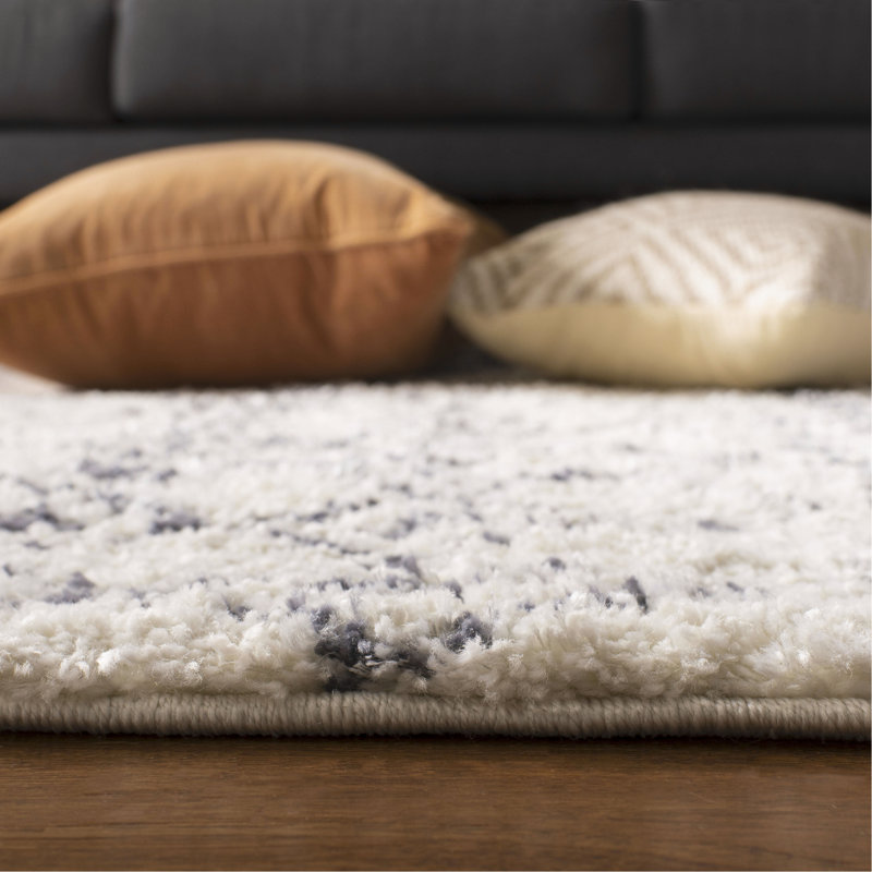Tapis à poils longs Triplett, Carré 5 pi