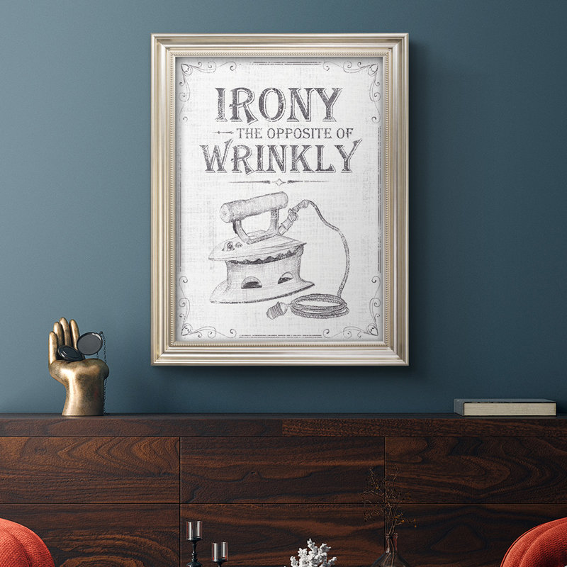 «Laundry Today II», reproduction d'art sur toile, L 29 po x H 41 po