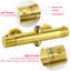 Azaleyah Twin Exposed Thermostatic Mixer Bar Round Complete Shower System with Dual Shower Head