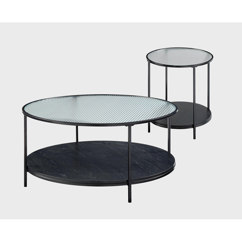 Ensemble de tables d'appoint 2 pièces Modern