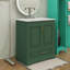 Meuble-lavabo contemporain avec lavabo en céramique, 2 portes et 1 tiroir pratique-1955222053-1955222055