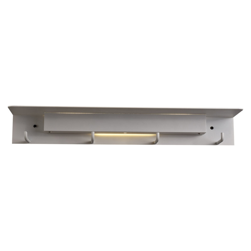 Fuerteventura LED Flush Mounted Sconce, Matt White