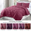 Microfiber Solid No Pattern Colour Duvet Cover Set with Pillowcases-123168089-123168096