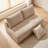 Compression Sofas, Camel Corduroy Compact Modern Loveseat for Small Home