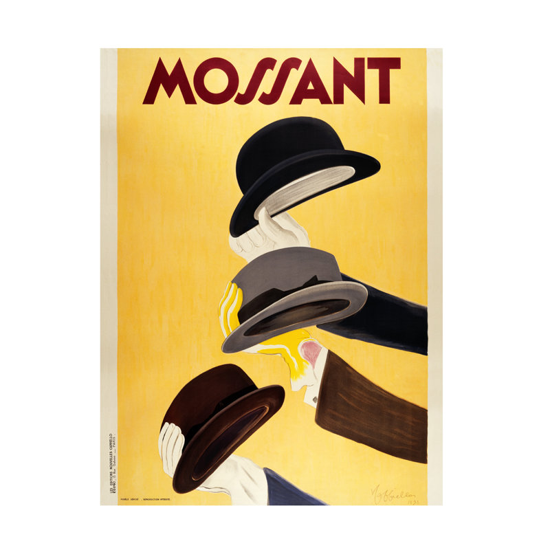 Art sur toile Marcus Jules Mossant, H 19 po x l 14 po