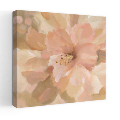 Fleur tropicale douce Boho II avec art brun rosé