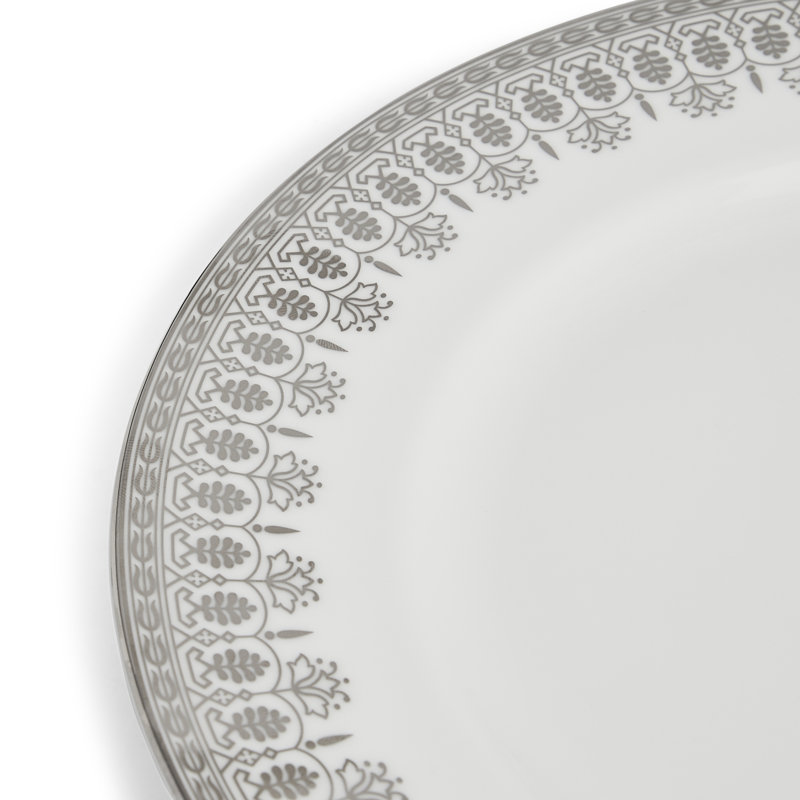 Wedgwood Silver Tonquin Dinner Plate 10.7in