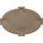 20"H x 29"W Horizontal Oval Gable Vent Louvre with Flat Trim and Keystones