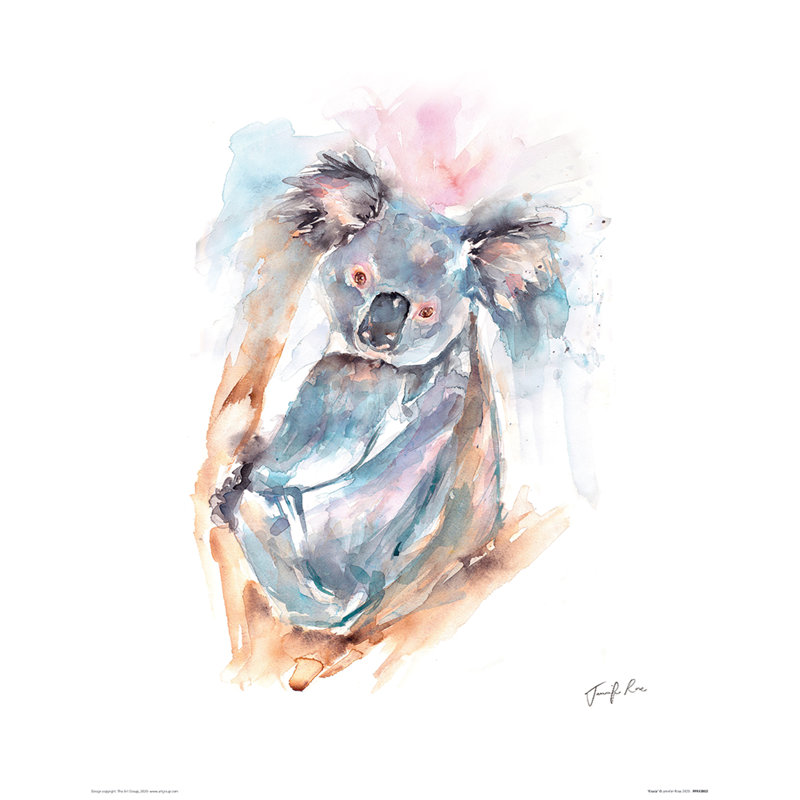 Koala by Jennifer Rose - No Frame Painting