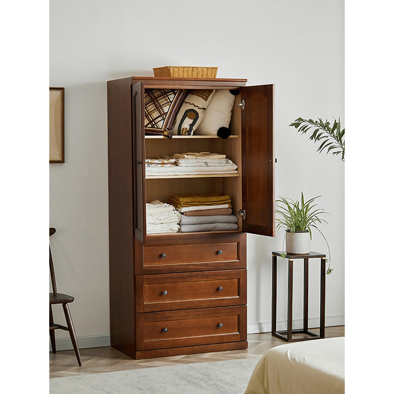 Petite armoire américaine en bois de paulownia