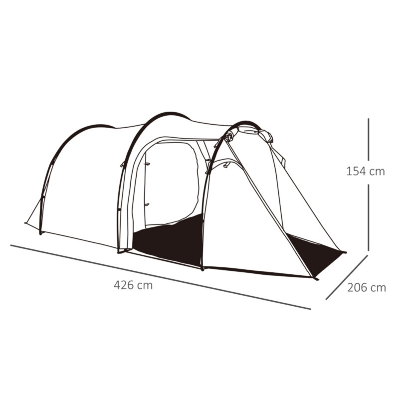 Tent, Blue, 3 person