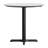 Round Commercial Seamless Surface Tabletop with Table Height Crisscross Base-92816178-92816190