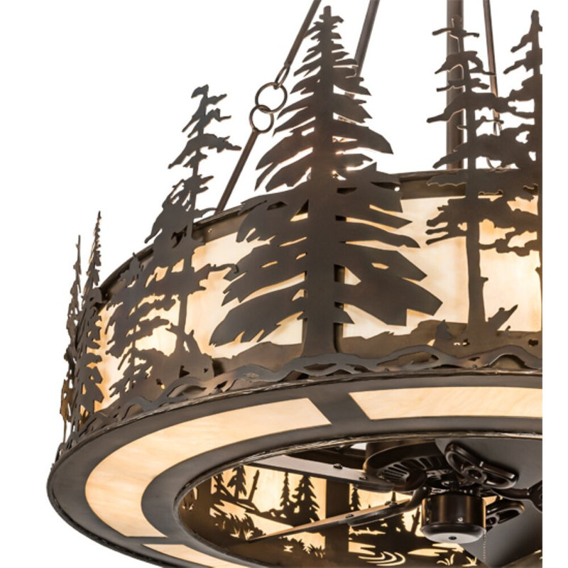 Tall Pines Downrod Ceiling Fan