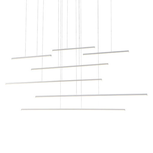 Chute Motion 7 - Light LED Pendant, White