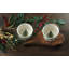 Spode Christmas Tree Rd Scalloped Ramekins 3.5"