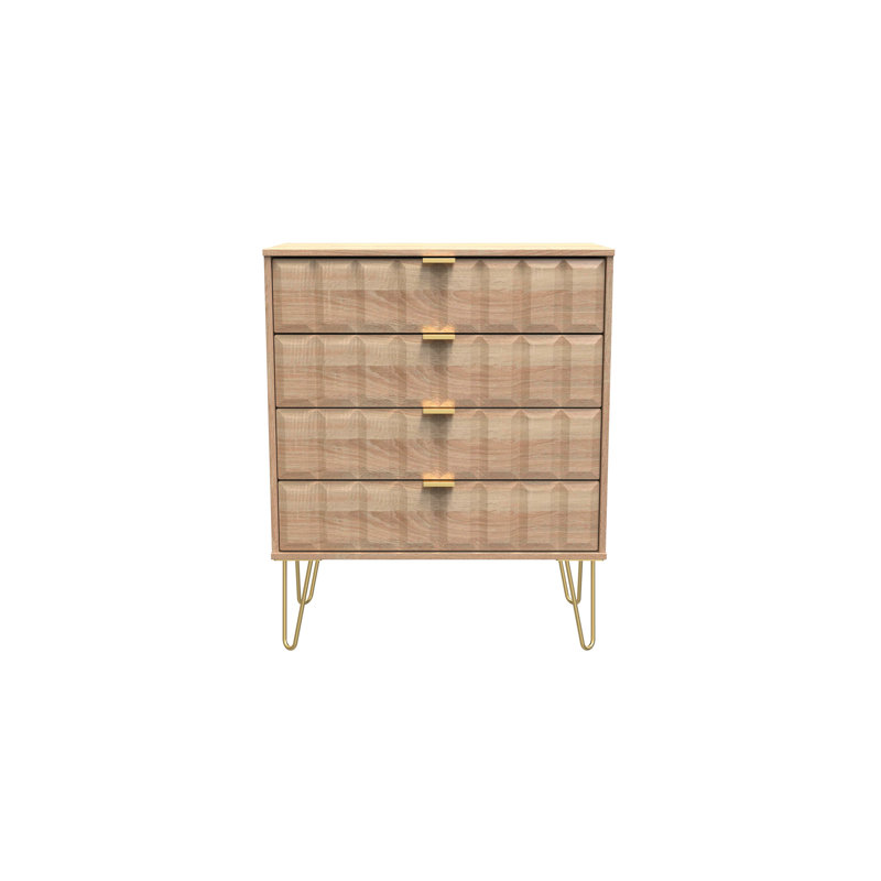 Alard 77 cm W Chest of 4 Drawers, Brown
