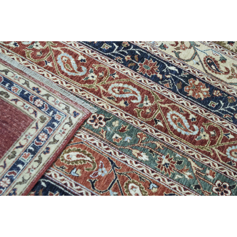 Aryana Wool Paisley Area Rug in Multicolor
