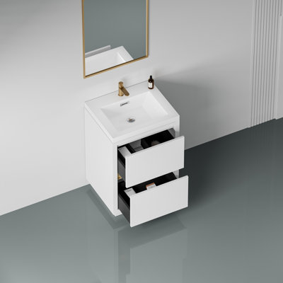 Meuble-lavabo sur pied 24 po avec lavabo